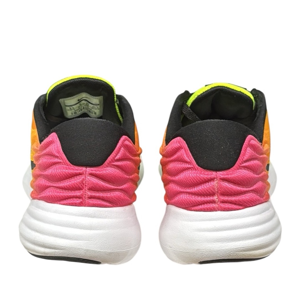 Nike Lunarstelos Neon Yellow Pink Orange #844740-999 Women's Running Shoes 8.5 - Picture 10 of 12